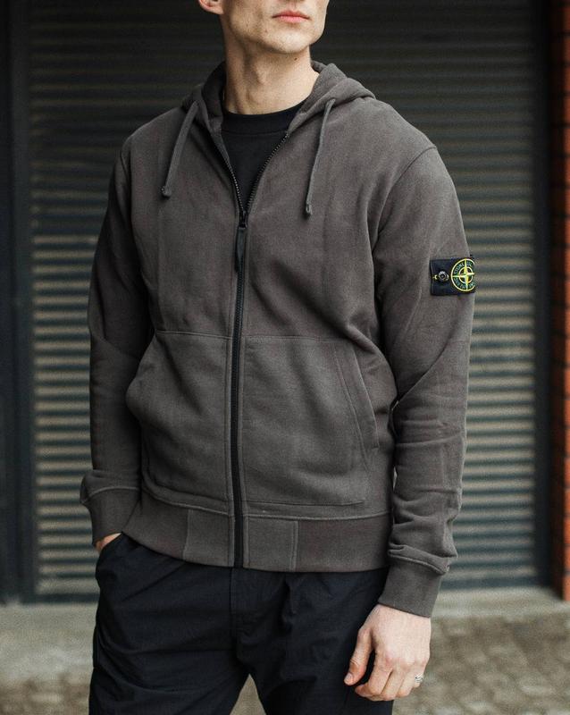 stone island zip hooded sweatshirt 5150 99136055