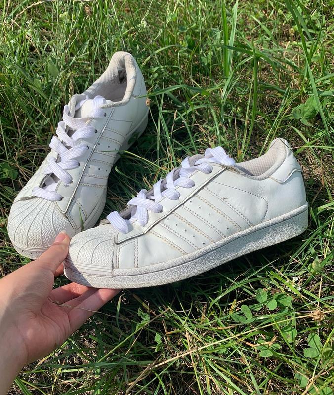 Білі кеди adidas superstar оригінал кеды адидас оригинал — цена 390 грн ...