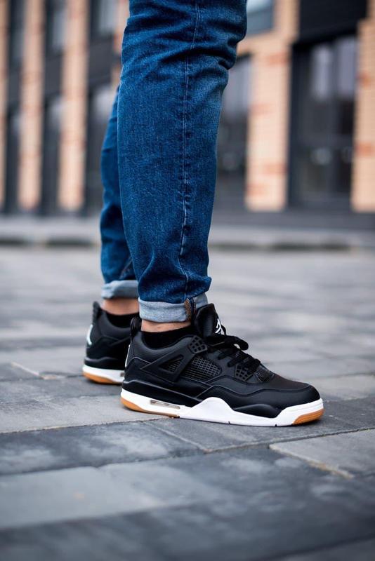 jordan retro 4 laser black gum