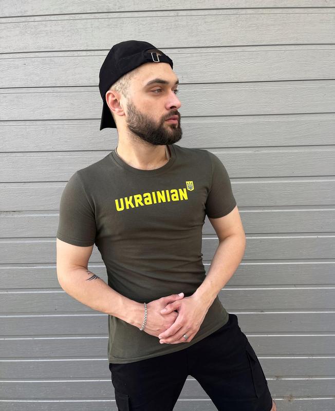 Футболка однотонная💚 — цена 449 грн в каталоге Футболки Купить мужские ...