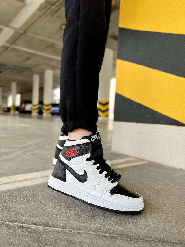 nike air jordan 1 mid white black 37 38 39 40 41