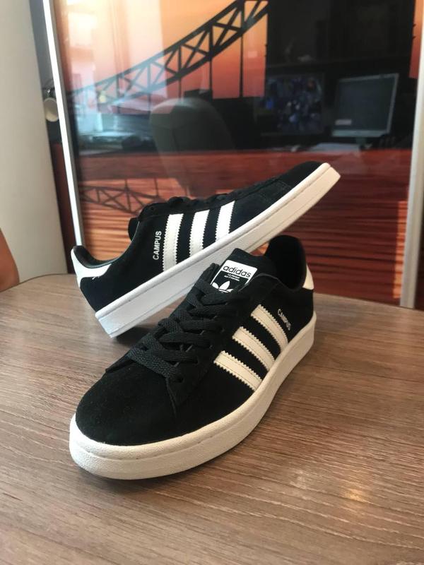 adidas campus black junior