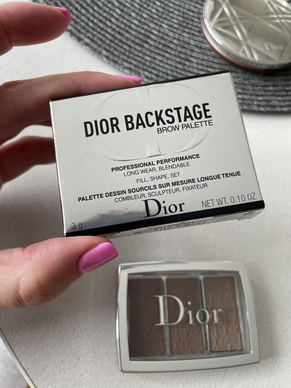 Тіні для брів dior backstage brow palette 001 light гель фіксатор діор ...