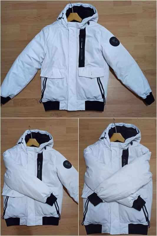 Біла зимова чоловіча куртка smog new yorker хѕ — ціна 1800 грн у каталозі  Куртки ✓ Купити чоловічі речі за доступною ціною на Шафі | Україна  #100320753