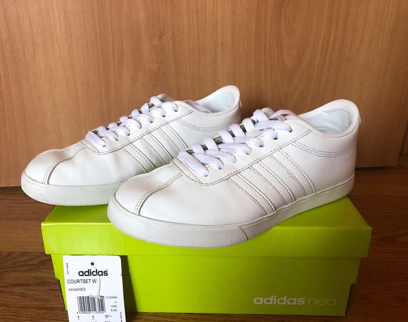 Кросівки adidas courtset w bb9659 жіночі білі кеди neo — ціна 1450 грн у  каталозі Кеди ✓ Купити жіночі речі за доступною ціною на Шафі | Україна  #14681216