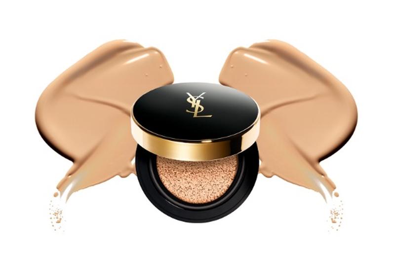 Тональный флюид. Кушон YSL 50. YSL кушон тона. YSL кушон сменный блок. YSL компактный тональный флюид le Cushion encre de peau