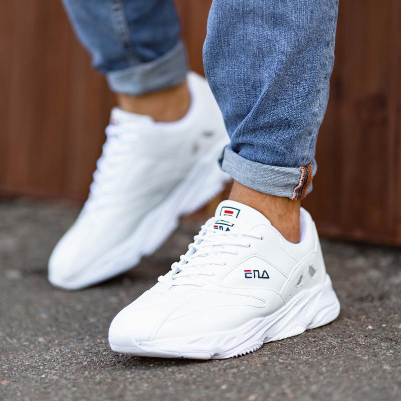Мужские летние белые кроссовки fila 41-46 размер fila01 — цена 825 грн ...
