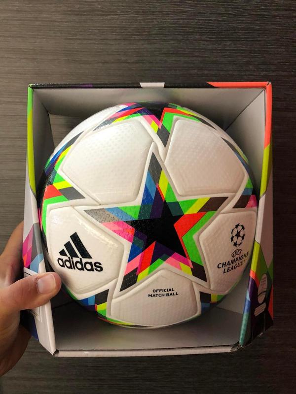 Футбольный мяч adidas champions league 2022 pro omb white/silver  metallic/bright cyan — цена 3800 грн в каталоге Мячи ✓ Купить товары для  спорта по доступной цене на Шафе | Украина #100658174