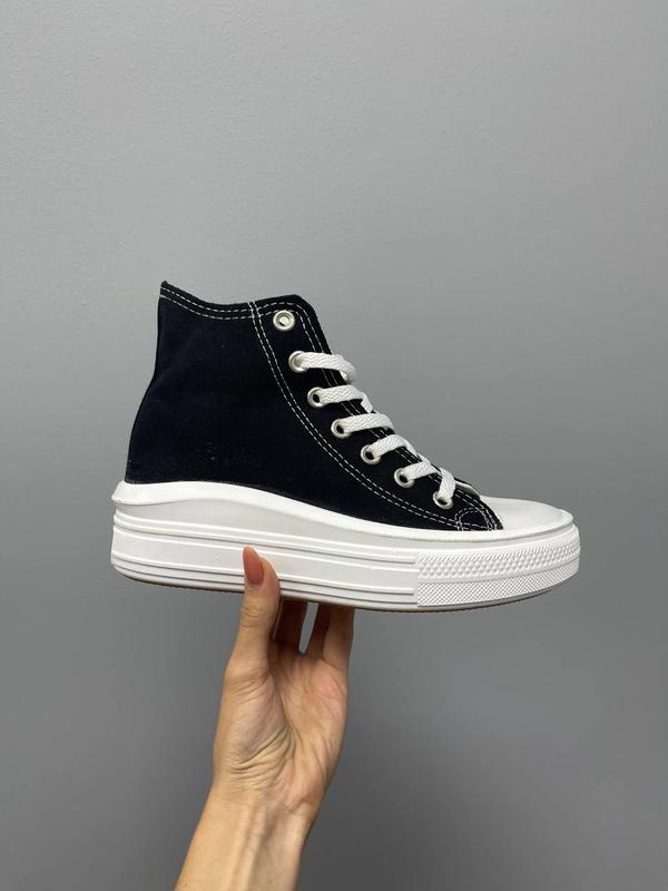 Кеди жіночі converse ctas move hi black/кеды женские конверс — цена ...
