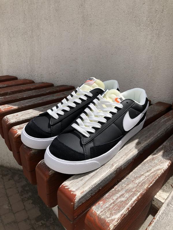 Nike blazer low black white кроссовки найк блейзер черные — цена 1890 ...