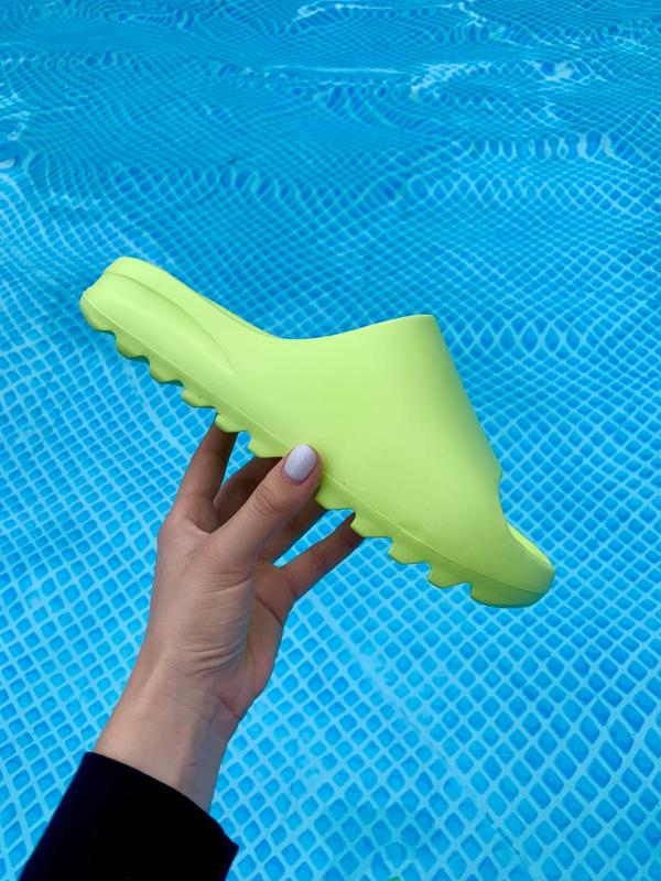 Шлепки сланці adidas yeezy slide green / тапки адидас изи слайд ...