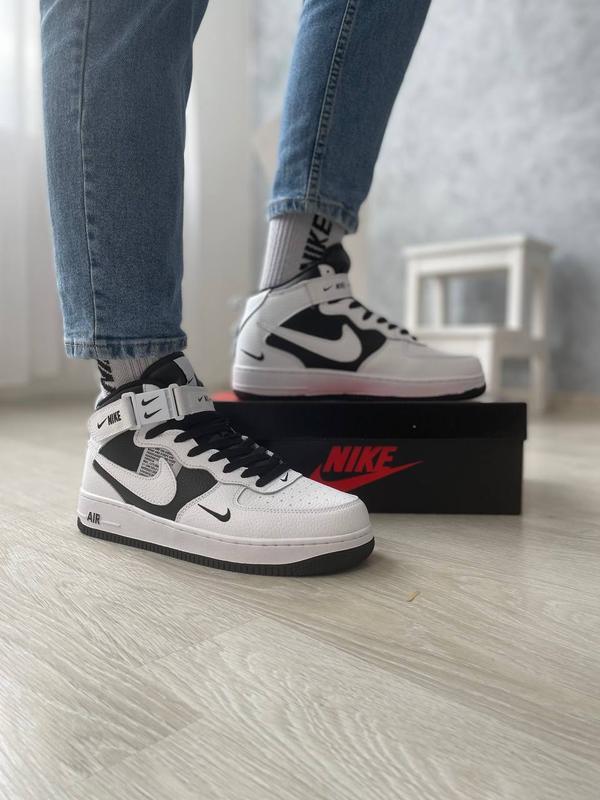 Эффектные кроссовки nike air force высокие найки форсы high ...