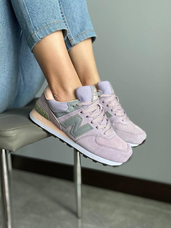 Кросівки жіночі new balance 574 violet/кроссовки женские нью беланс 574 ...