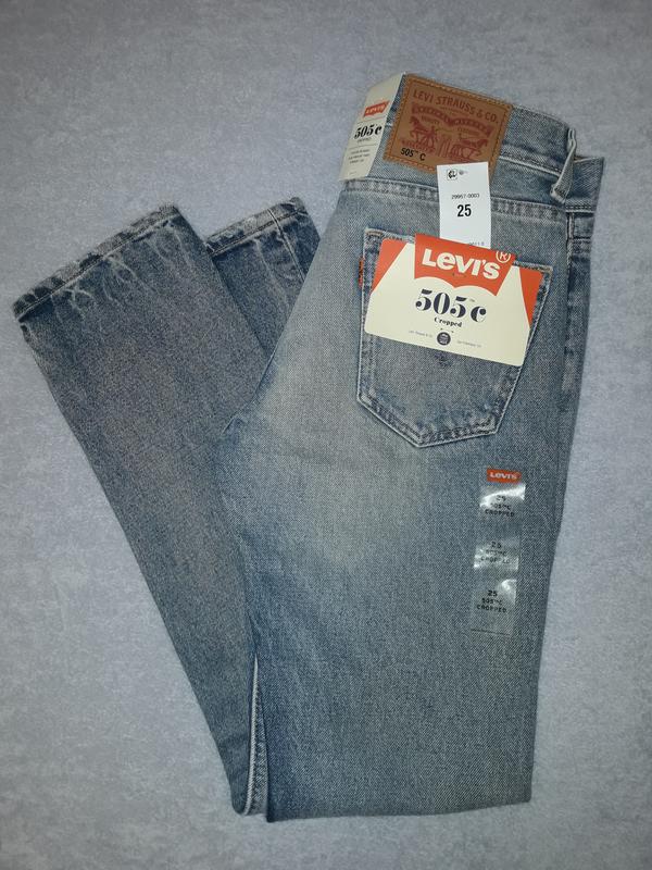 levis 505 cropped jeans