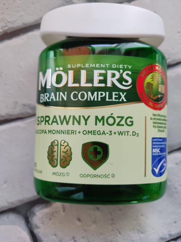 Комплекс витаминов mollers brain complex здоровье мозга омега 3, йод ...