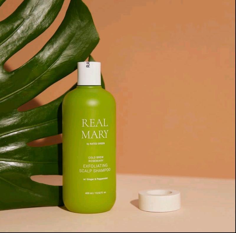 Rated green real mary cold brew rosemary exfoliating scalp shampoo ...