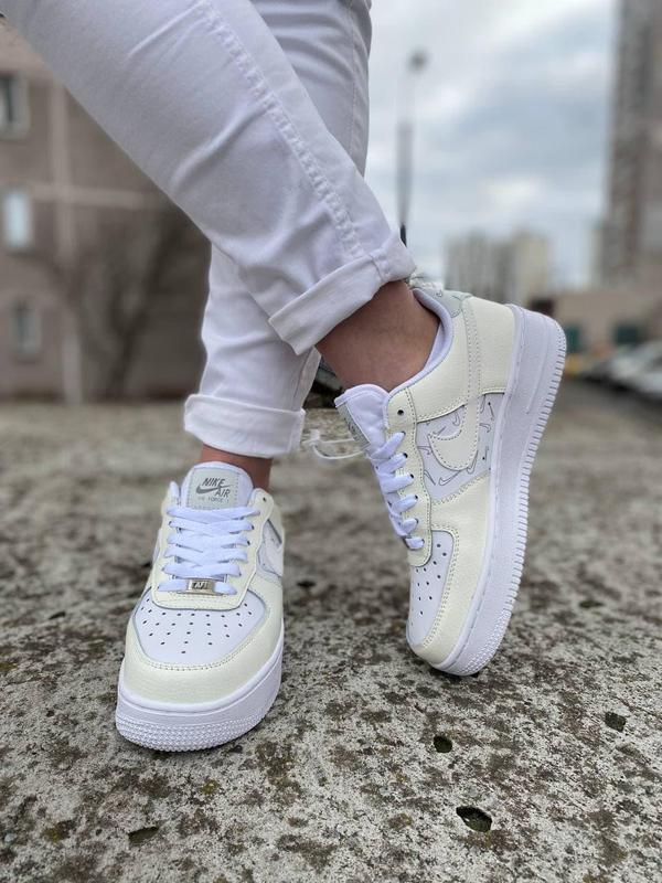nike air force 1 low white sail grey 2400 101307130