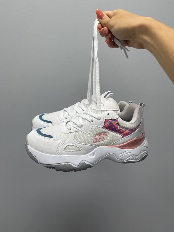 Жіночі стильні шкіряні кросівки skechers 🆕 кроссовки скетчерс — цена ...