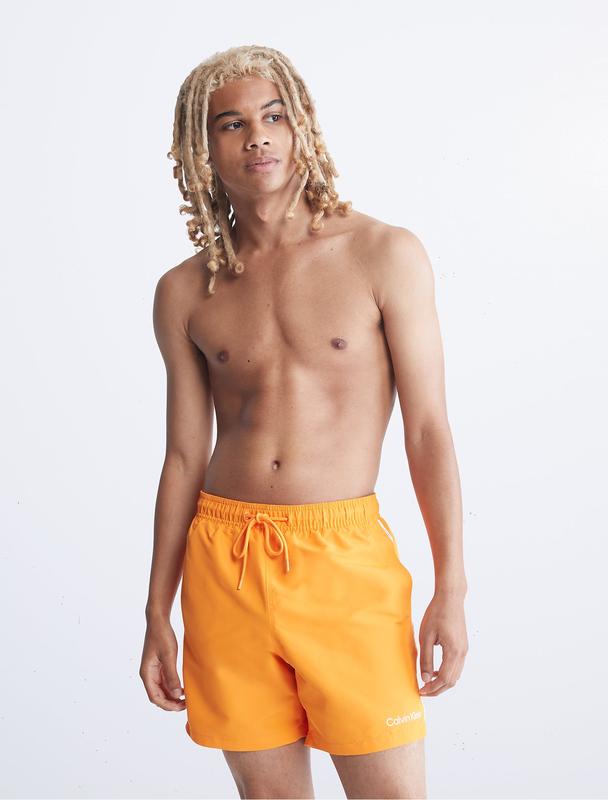 Orange calvin klein shorts discount