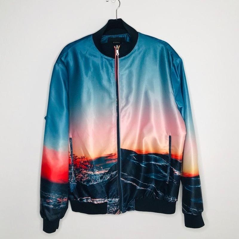 Sunset hot sale bomber jacket