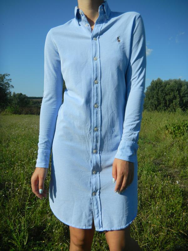 Короткое женское платье - рубашка от polo ralph lauren — цена 300 грн в  каталоге Короткие платья ✓ Купить женские вещи по доступной цене на Шафе |  Украина #101404540