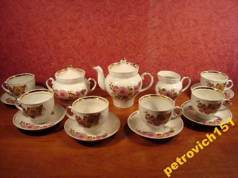 Новый !! чайный сервиз фарфор ссср барановка №127 — цена 750 грн в ...