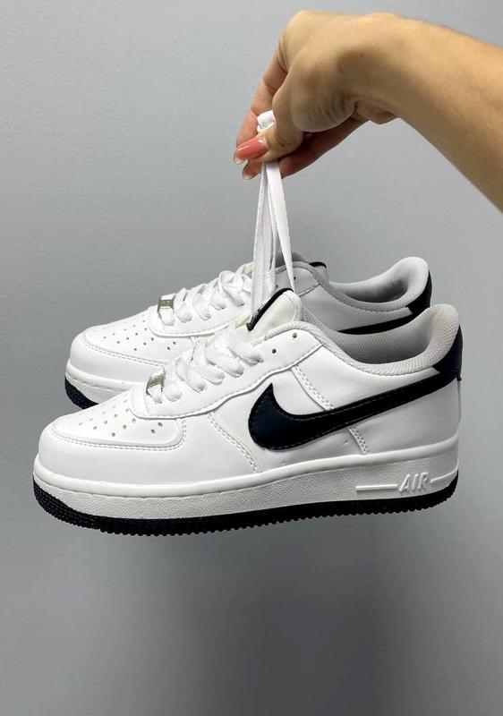 nike air force 1 white black logo 1850 101462833