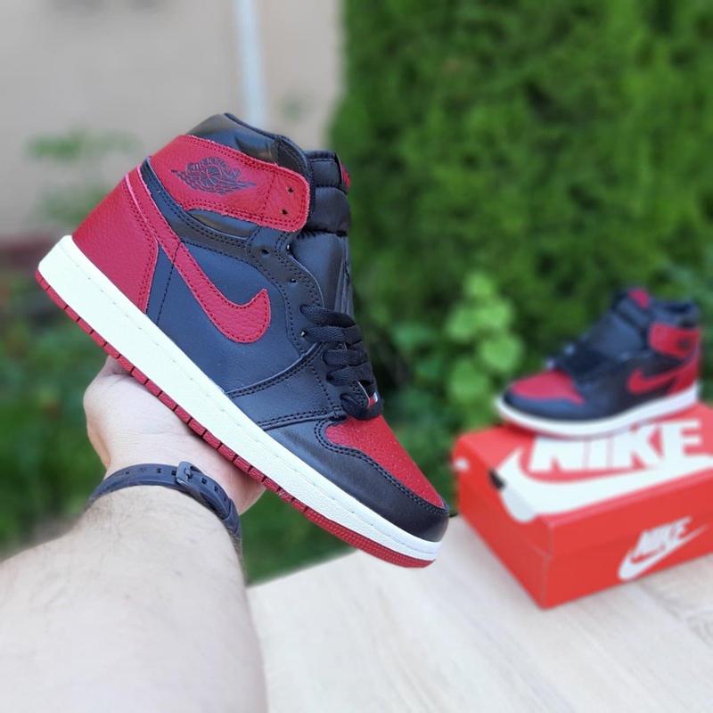Кросівки чоловічі off-white х n1ke air jordan 1 high '85 ' bred ...
