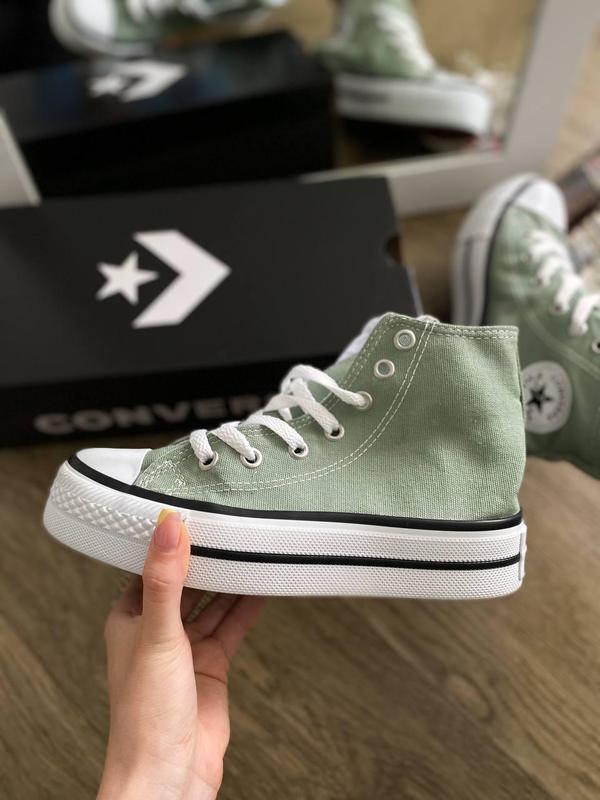 Жіночі кеди converse chuck 70 classic high top khaki женские кеды ...