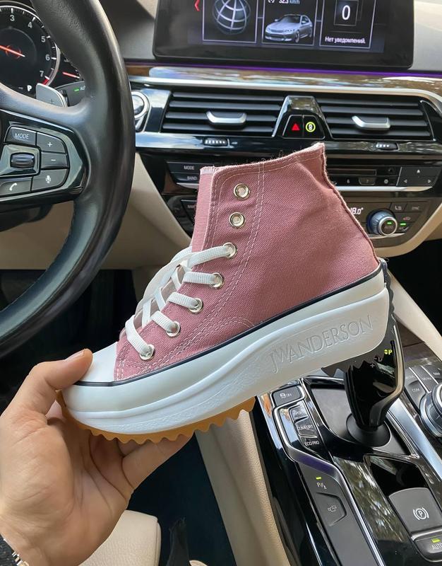 Жіночі кеди converse run star hike pink женские кеды конверсы — цена ...