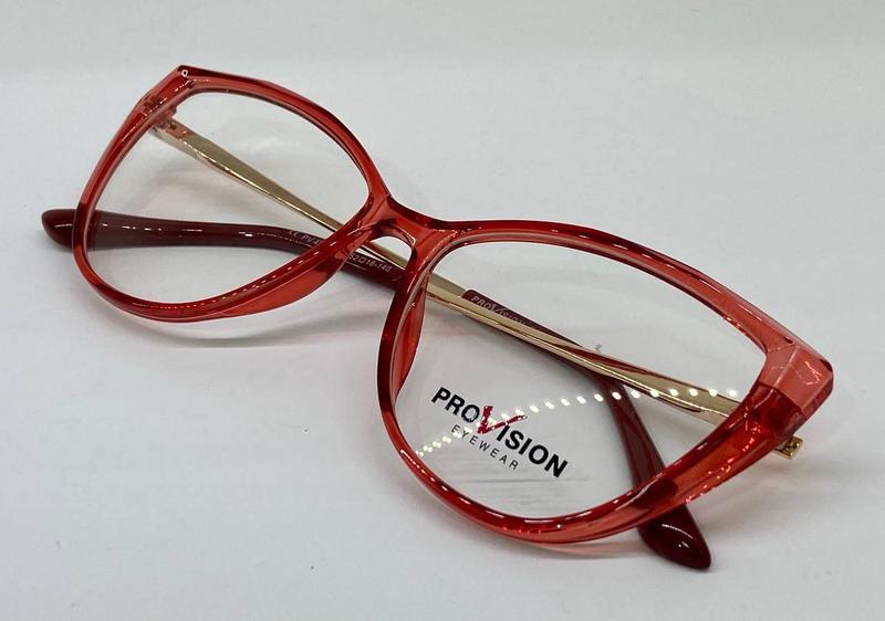 Оправа пластиковая лисичка красная прозрачная — цена 1560 грн в ...