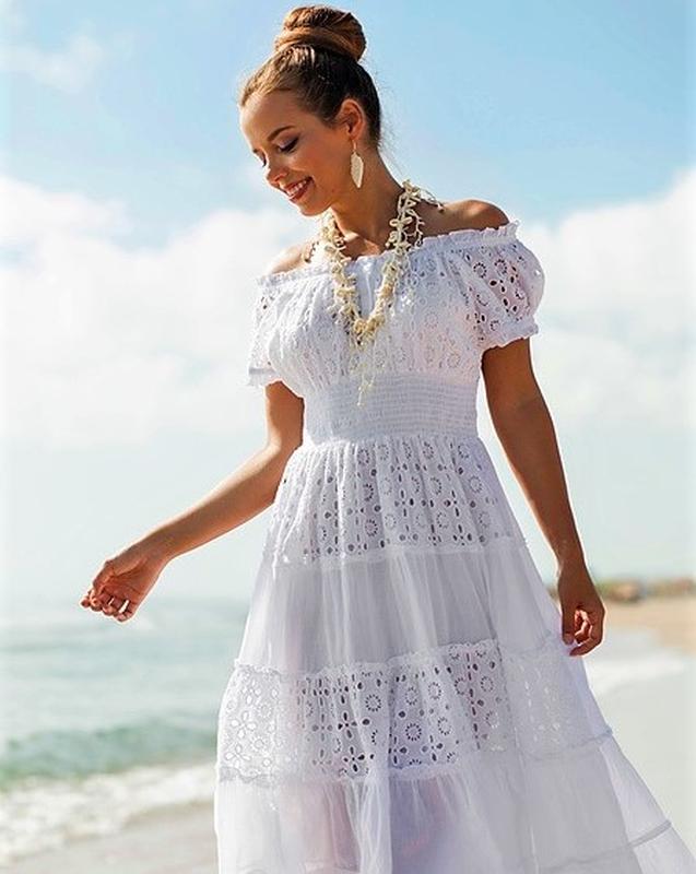 Летние платья 2024 купить. Платье женское Fresh Cotton 2306-f-1c белое. Индиано сарафан 635 f-1c. Белый сарафан. Платье из шитья.