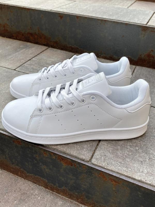 Чоловічі кеди adidas stan smith white / мужские кеды адидас стан смит ...