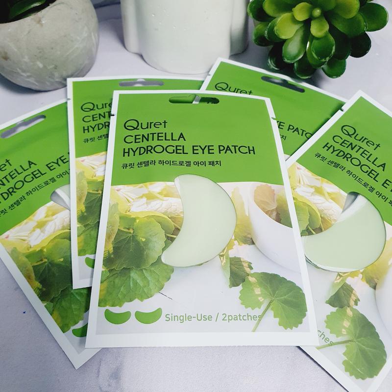 Оригінал патчі під очі quret centella hydrogel eye patch оригинал патчи