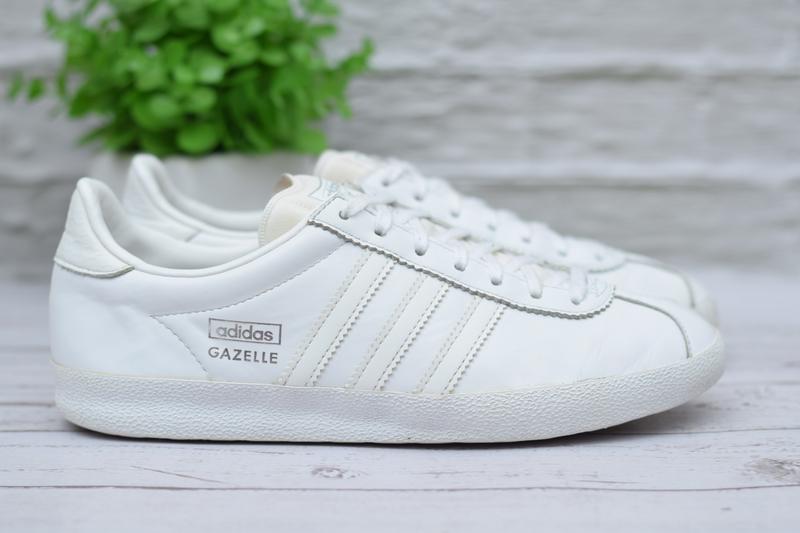 38 размер. белые кожаные кроссовки adidas gazelle. оригинал — ціна 550 ...