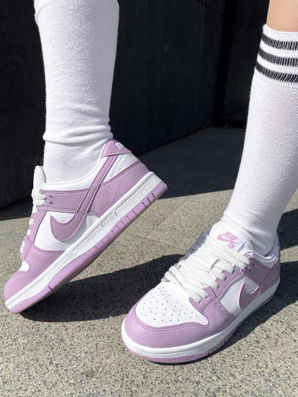 Nike dunk low violet кроссовки найк данк фиолетовые — цена 1740 грн в ...