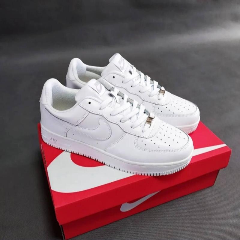Чоловічі кросівки найк nike air force білі найки аір форс кроси форси ...