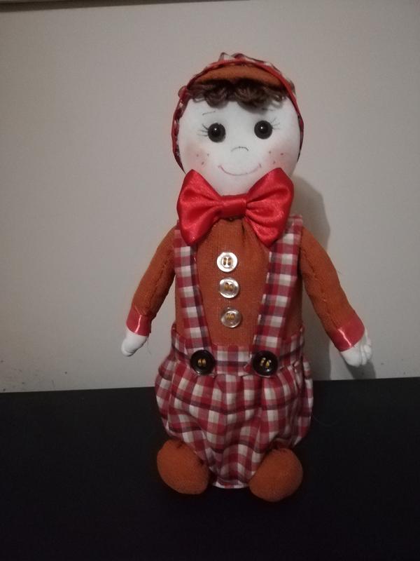 Интерьерная текстильная кукла януш ручной работы — цена 150 грн в ...