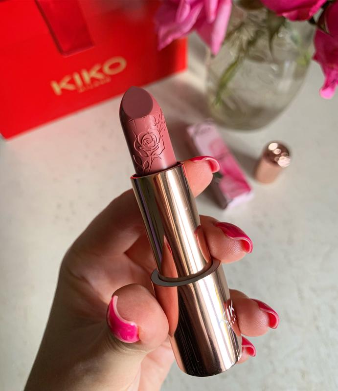 Кремовая помада kiko milano blossoming beauty flower glow hydrating