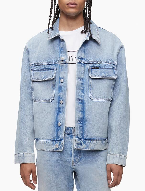 Calvin klein ck denim jacket oversized c m CALVIN KLEIN 240 102612040 xl 2500 l