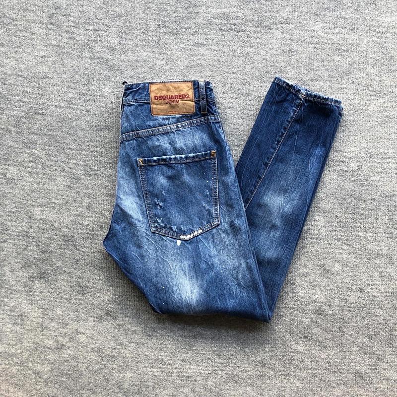 Оригінальні джинси dsquared2 denim distressed classic kenny jeans blue ...
