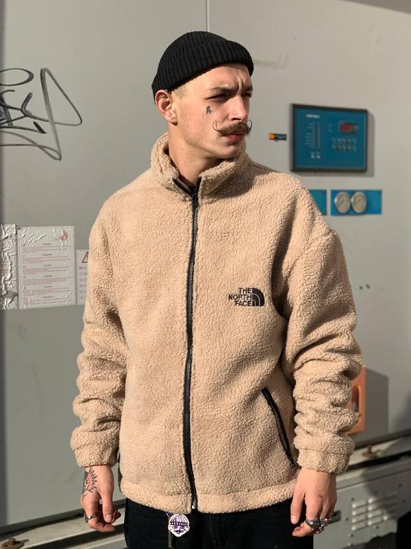 Кофта ветровка мужская teddy the north face biege жакет — цена 2050 грн в  каталоге Кофты ✓ Купить мужские вещи по доступной цене на Шафе | Украина  #102728067