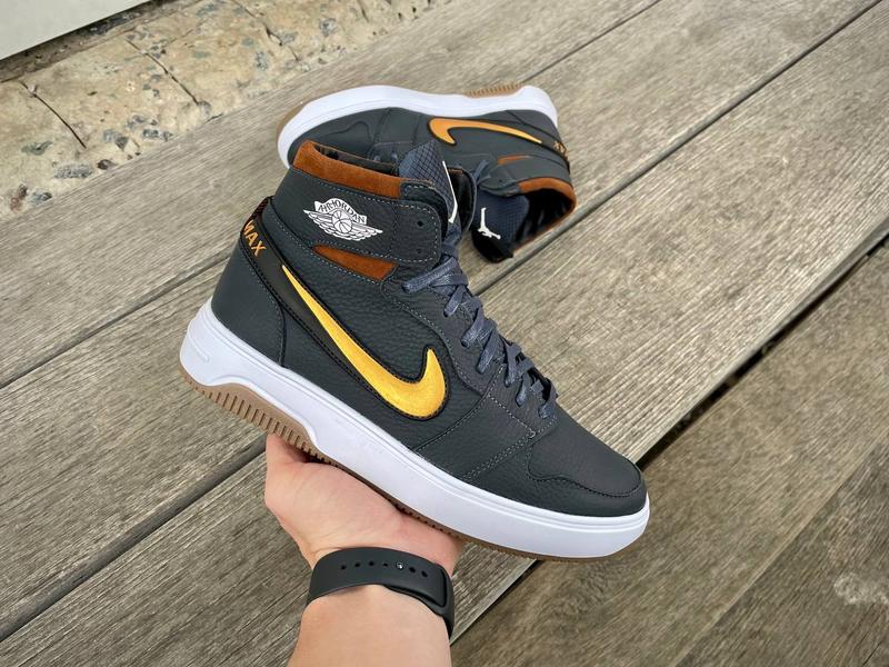 Чоловічі шкіряні зимові кросівки nike мужские кожаные кроссовки найк ...