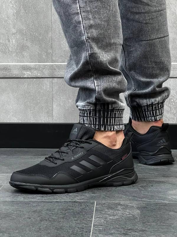 Мужские кроссовки adidas terrex easy trail pure tex all black red ...