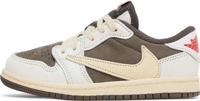 Мужские кроссовки travis scott x nike air jordan 1 low reverse mocha ...