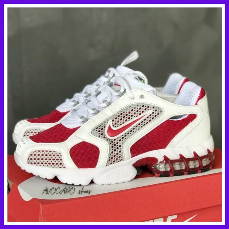 Кроссовки женские nike x stussy zoom spiridon cage 2 gray / найк стусси ...