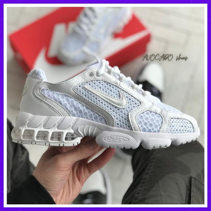 Кроссовки женские nike x stussy air zoom spiridon cage 2 white / найк ...
