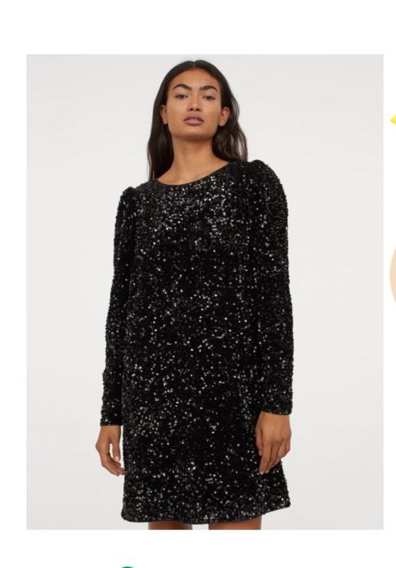 Плаття h&m в паєтки — ціна 250 грн у каталозі Короткі сукні Купити ...