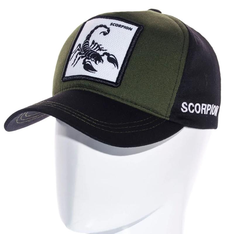 Бейсболка тракер универсальная коттоновая кепка scorpion sub21793 ...