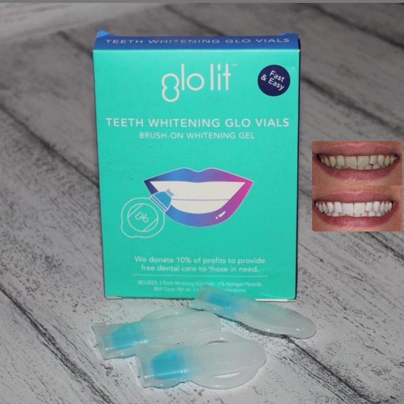 Glo science glo lit teeth whitening vials відбілюючий гель для зубів
